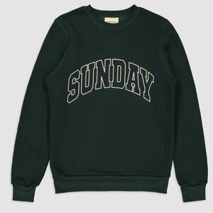 NWT * Good For Sunday Green Sunday Crewneck Size M